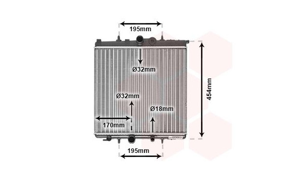 Radiator, engine cooling 40002224 International Radiators, Image 2