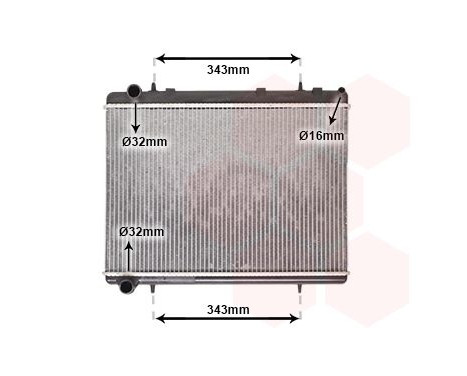 Radiator, engine cooling 40002259 International Radiators, Image 2
