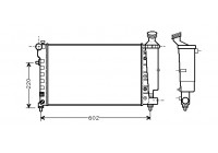 Radiator, engine cooling 40002262 International Radiators