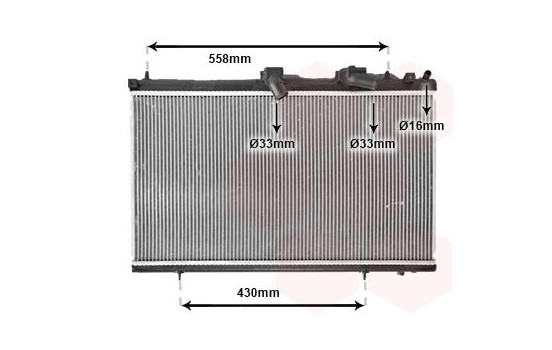 Radiator, engine cooling 40002296 International Radiators, Image 2