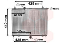 Radiator, engine cooling 40002358 International Radiators