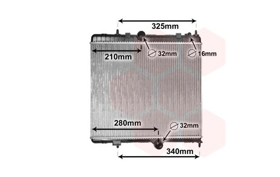 Radiator, engine cooling 40002384 International Radiators