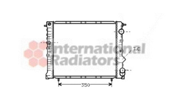 Radiator, engine cooling 43002005 International Radiators, Image 2