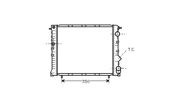 Radiator, engine cooling 43002005 International Radiators