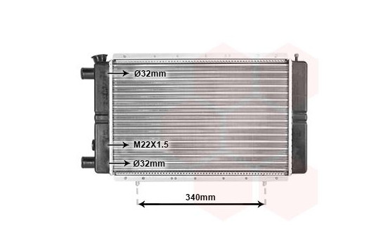 Radiator, engine cooling 43002022 International Radiators, Image 2