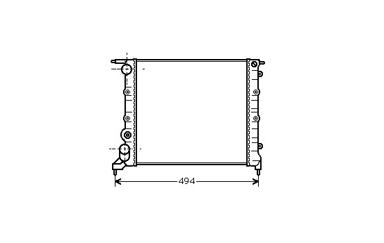 Radiator, engine cooling 43002042 International Radiators