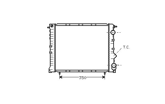 Radiator, engine cooling 43002054 International Radiators