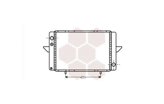 Radiator, engine cooling 43002107 International Radiators, Image 2
