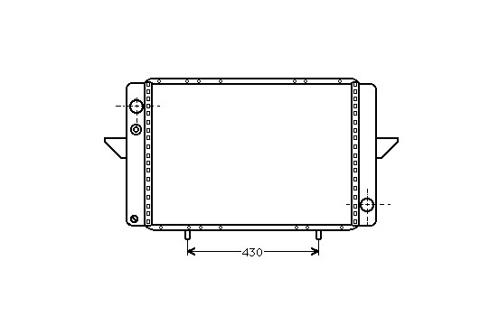 Radiator, engine cooling 43002107 International Radiators