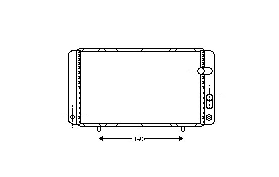 Radiator, engine cooling 43002123 International Radiators