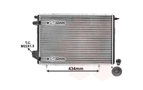 Radiator, engine cooling 43002126 International Radiators Plus, Image 2