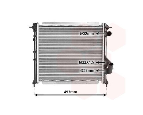 Radiator, engine cooling 43002133 International Radiators, Image 2
