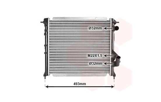 Radiator, engine cooling 43002133 International Radiators, Image 2