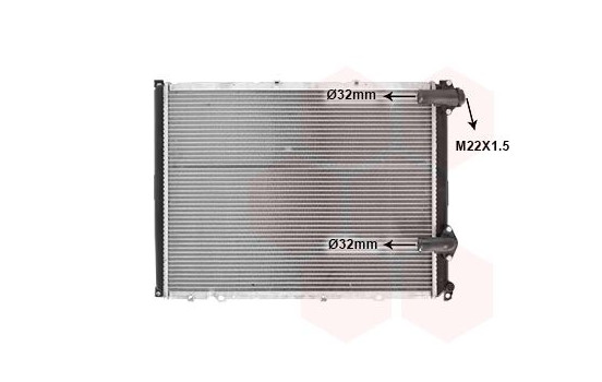 Radiator, engine cooling 43002140 International Radiators, Image 2