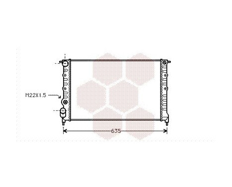 Radiator, engine cooling 43002149 International Radiators, Image 2