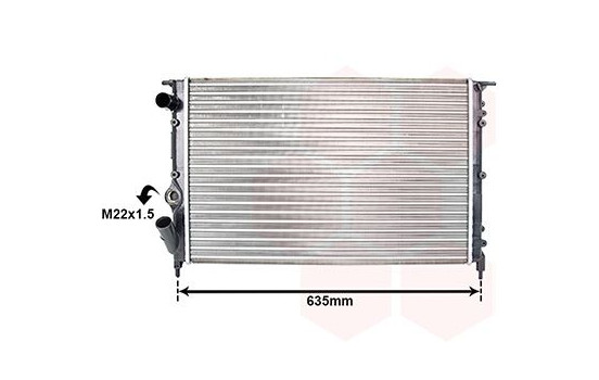 Radiator, engine cooling 43002149 International Radiators, Image 2