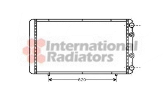 Radiator, engine cooling 43002156 International Radiators, Image 2