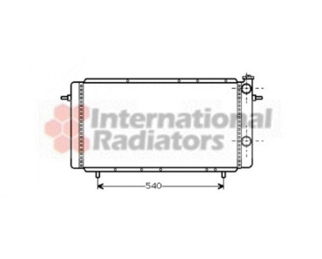Radiator, engine cooling 43002160 International Radiators, Image 2