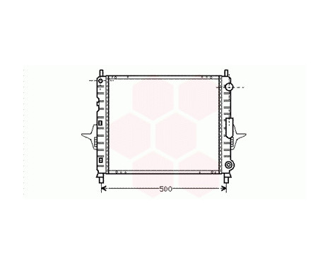 Radiator, engine cooling 43002167 International Radiators, Image 2