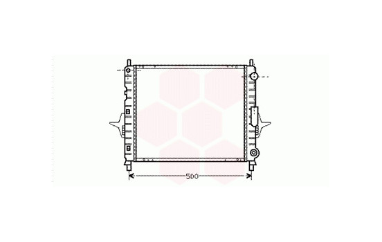 Radiator, engine cooling 43002167 International Radiators, Image 2