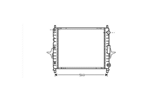Radiator, engine cooling 43002167 International Radiators