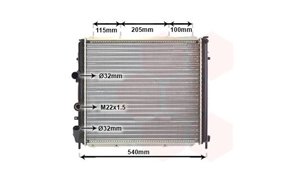 Radiator, engine cooling 43002174 International Radiators, Image 2
