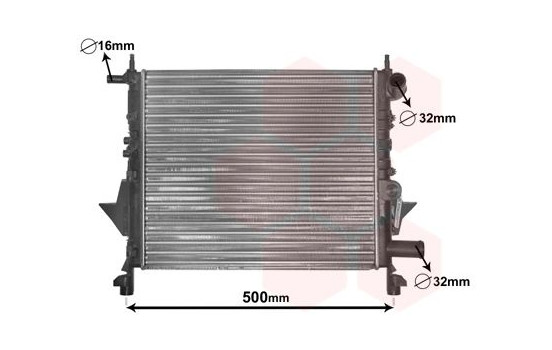 Radiator, engine cooling 43002217 International Radiators