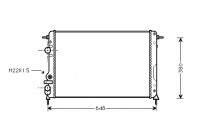 Radiator, engine cooling 43002241 International Radiators