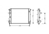 Radiator, engine cooling 43002270 International Radiators