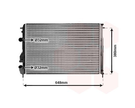 Radiator, engine cooling 43002312 International Radiators, Image 2