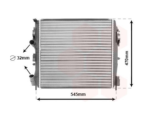Radiator, engine cooling 43002325 International Radiators, Image 2