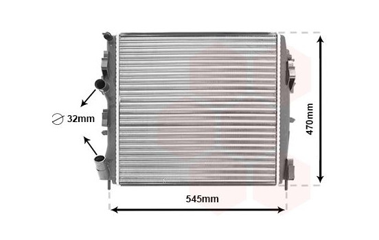 Radiator, engine cooling 43002325 International Radiators, Image 2