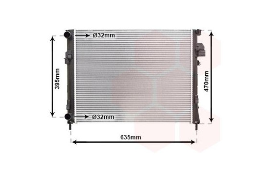 Radiator, engine cooling 43002327 International Radiators, Image 2