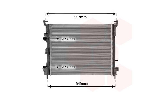 Radiator, engine cooling 43002362 International Radiators, Image 2