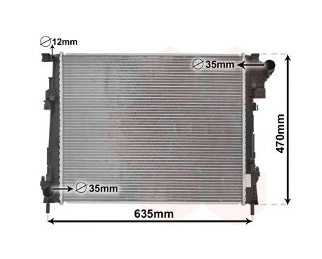 Radiator, engine cooling 43002427 International Radiators, Image 2