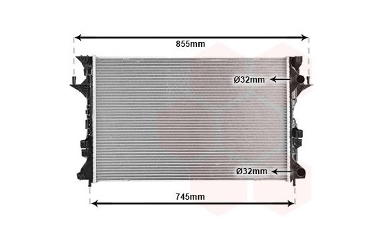 Radiator, engine cooling 43002438 International Radiators, Image 2