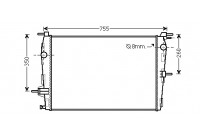 Radiator, engine cooling 43002458 International Radiators