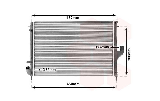 Radiator, engine cooling 43002478 International Radiators, Image 2
