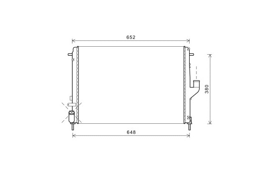 Radiator, engine cooling 43002478 International Radiators