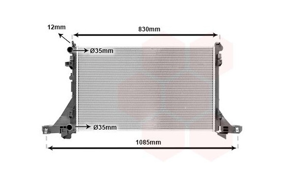 Radiator, engine cooling 43002561 International Radiators, Image 2