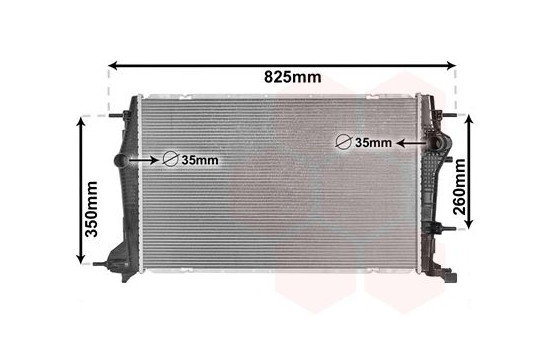 Radiator, engine cooling 43002616 International Radiators