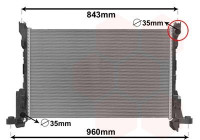 Radiator, engine cooling 43002625 International Radiators