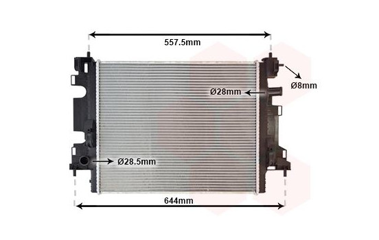 Radiator, engine cooling 43012703 International Radiators