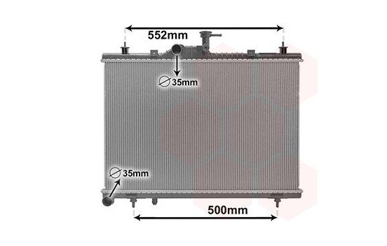 Radiator, engine cooling 43012705 International Radiators