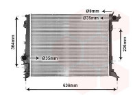 Radiator, engine cooling 43012710 International Radiators