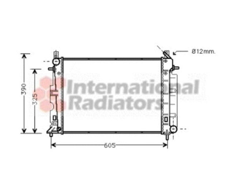 Radiator, engine cooling 47002025 International Radiators, Image 2