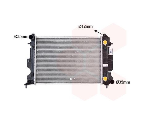 Radiator, engine cooling 47002027 International Radiators, Image 2