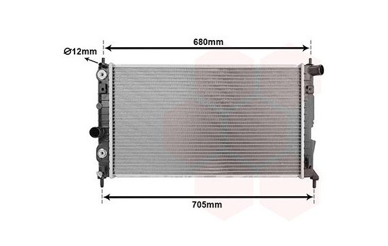Radiator, engine cooling 47002037 International Radiators, Image 2