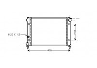 Radiator, engine cooling 49002004 International Radiators