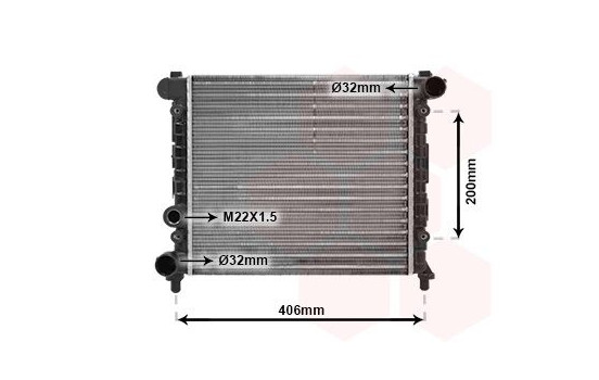 Radiator, engine cooling 49002004 International Radiators, Image 2